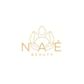logo beauté nade doré, lotus minimaliste