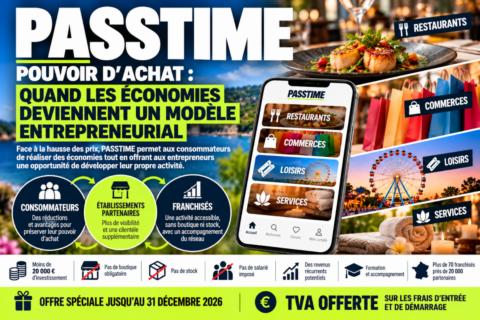 passtime : Économies, franchise et app multi services