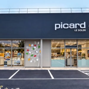 façade du magasin picard à le soler