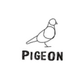 illustration de pigeon en contour avec légende pigeon