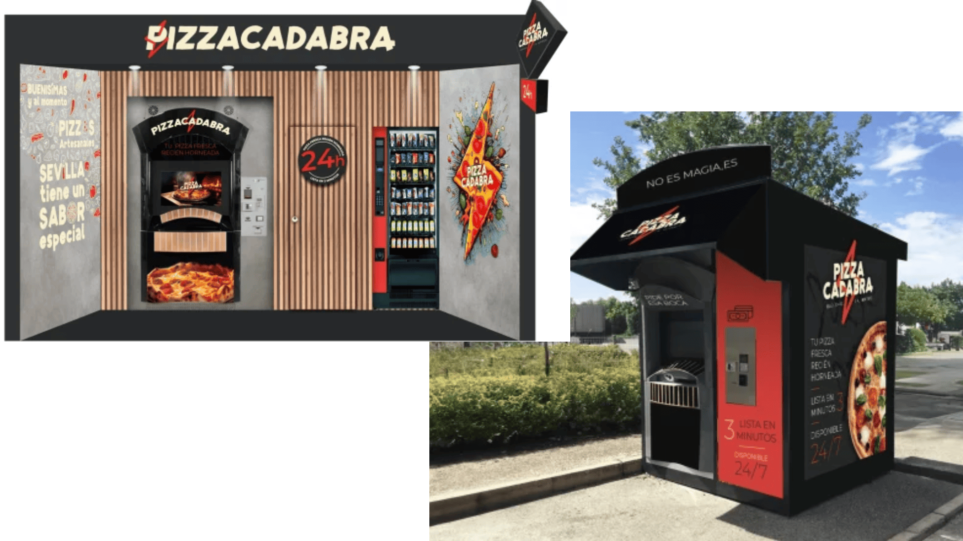 kiosco vending de pizza pizzacadabra 24h