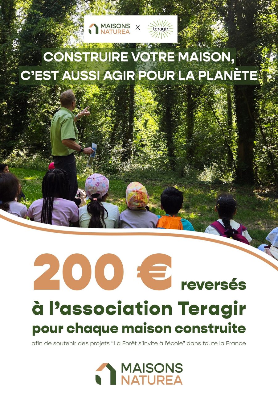 maisons naturea : 200 € pour la forêt et l’école