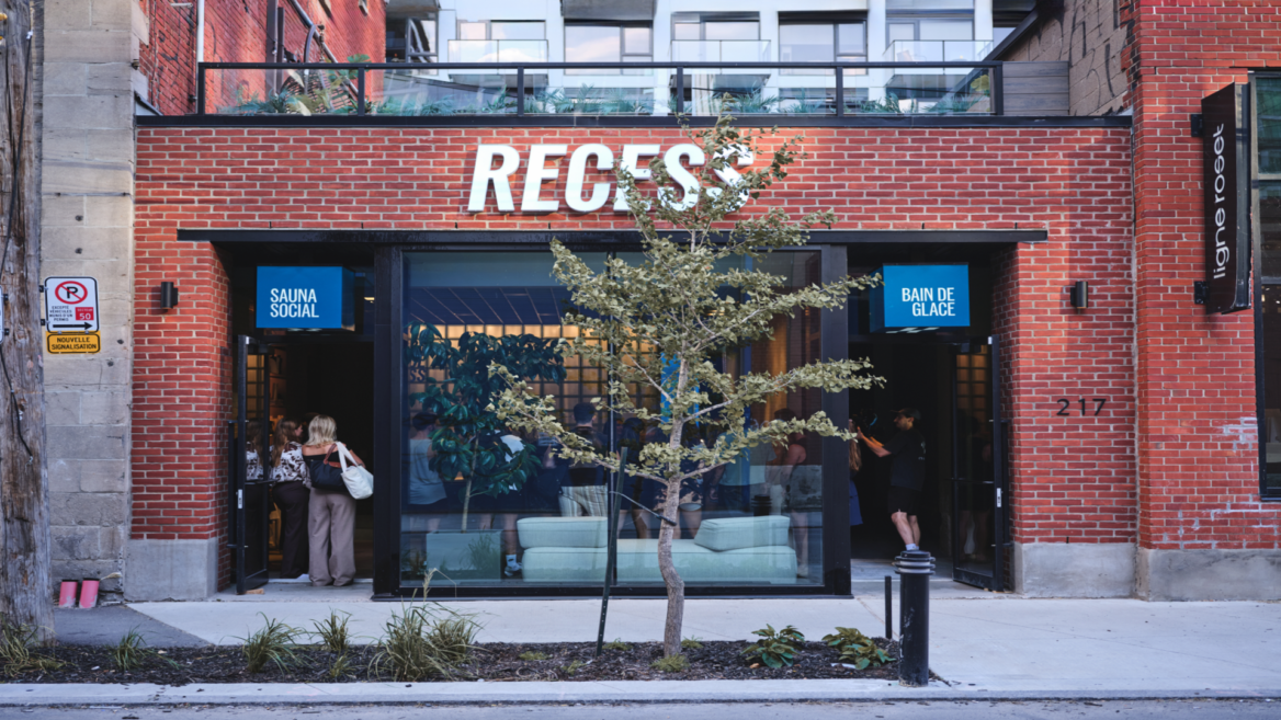 façade recess : sauna social et bain de glace