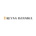 logo minimalista de reyna istanbul con emblema dorado