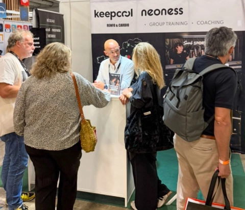 salon fitness keepcool et neoness au stand coaching