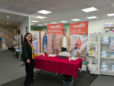 stand noveom : accessibilité et mobilité en showroom