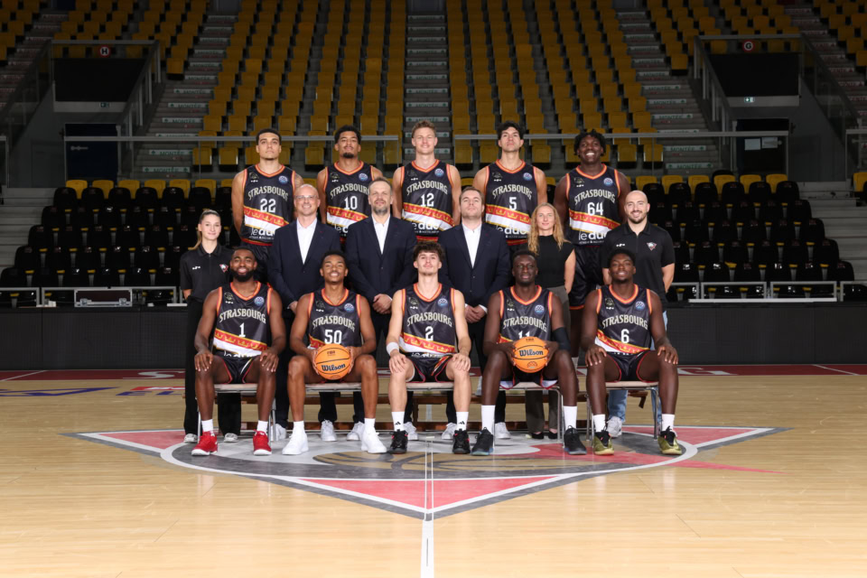 portrait officiel du team strasbourg basket ball