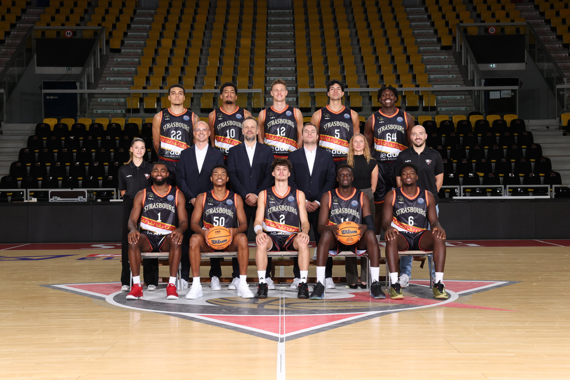 portrait officiel du team strasbourg basket ball