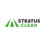 logo stratus clean vert et noir