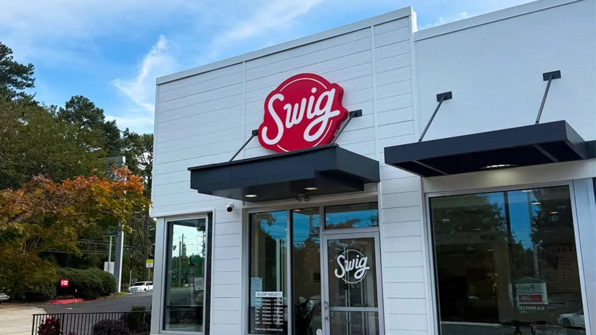 swig storefront with bold red sign