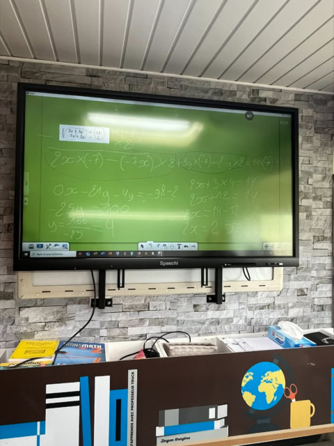 tableau interactif : équations linéaires en classe