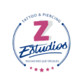 logo circular de tattoo y piercing estudios