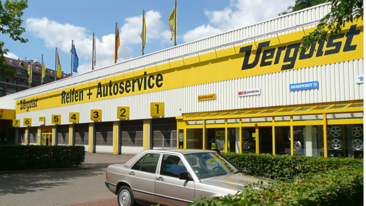 vergölst reifen & autoservice: außenansicht der filiale