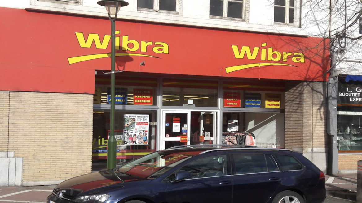 façade wibra sur rue commerçante