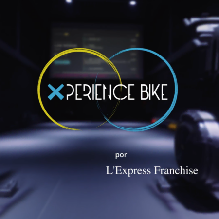 logo futurista xperience bike para ciclismo indoor