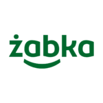 logo Żabka: zielony znak na białym tle