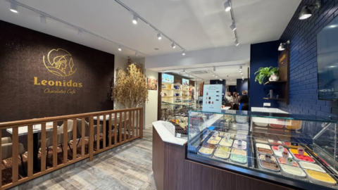 leonidas lyon chocolates cafe la croix rousse image
