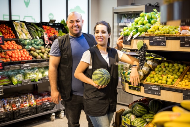 Carrefour city et des employés